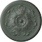 Ekena Millwork Legacy Acanthus Ceiling Medallion (Canopies up to 3 1/2"), 12 3/4"OD x 7/8"P, Cloud Burst Crackle CM12LECBC - alternate 1